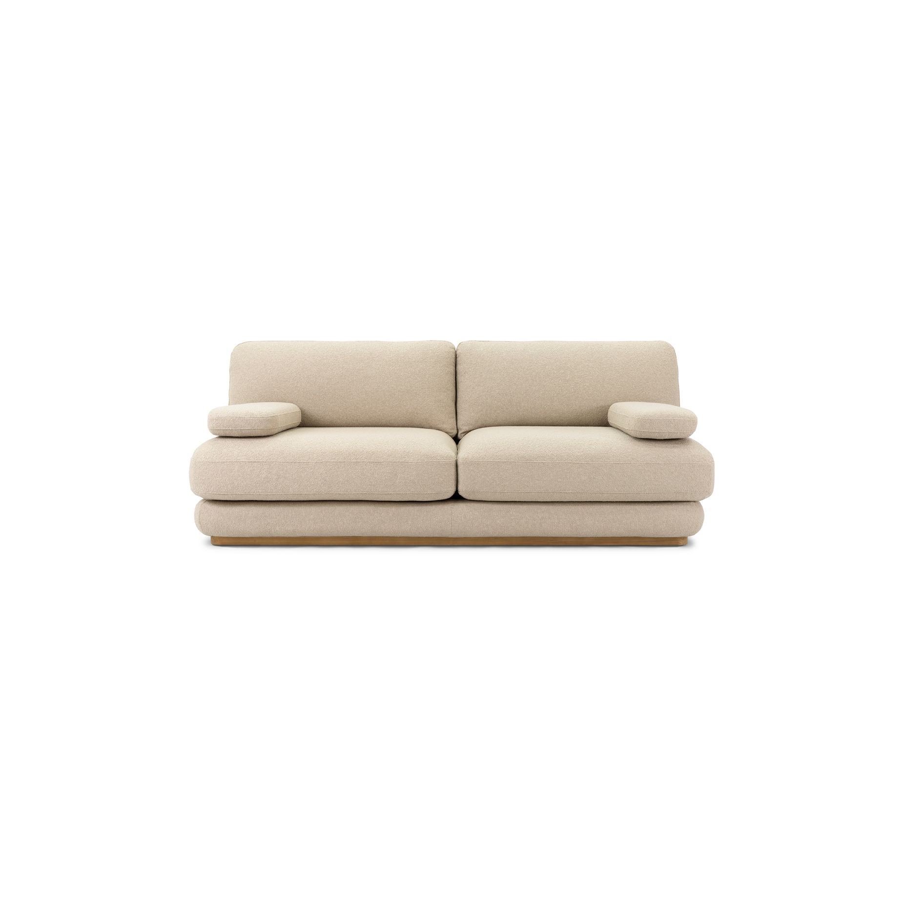 Stack Outdoor 3 Seat Sofa - [ Wategos Blonde ]