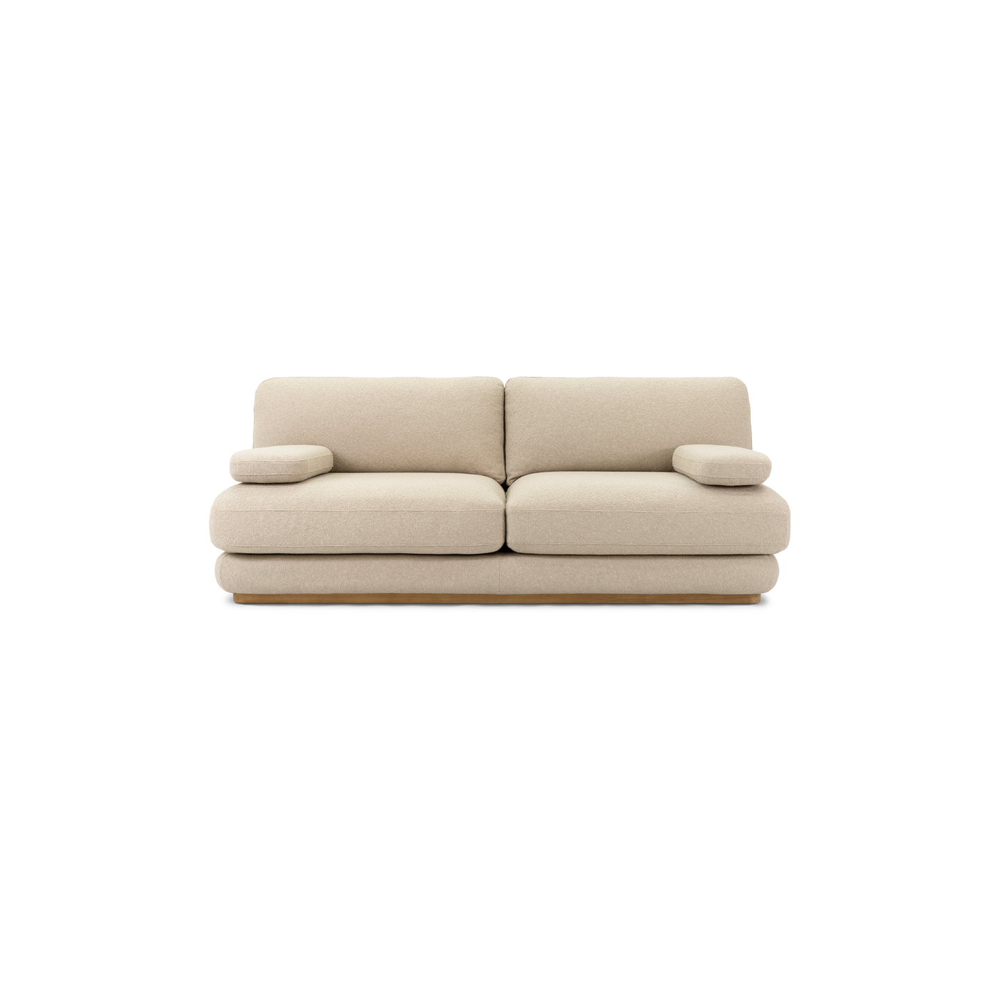 Stack Outdoor 3 Seat Sofa - [ Wategos Blonde ]