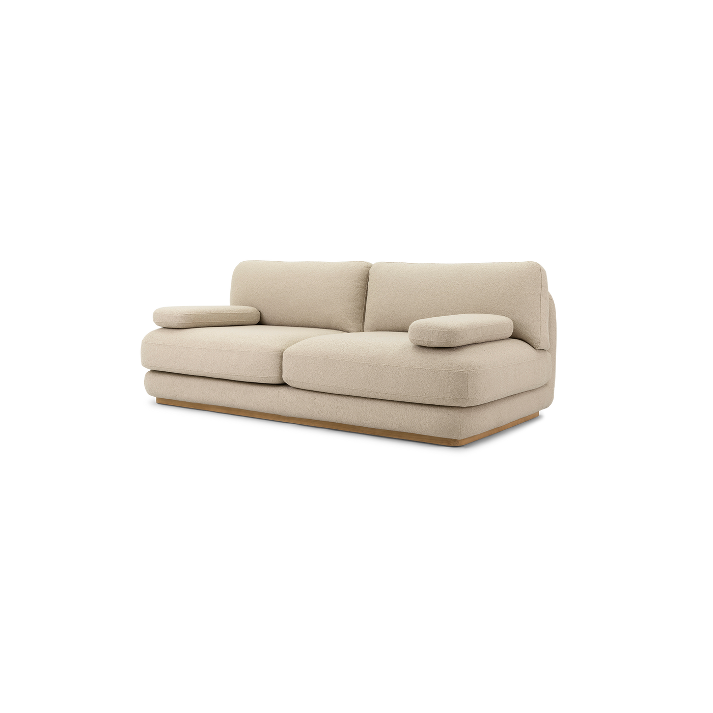 Stack Outdoor 3 Seat Sofa - [ Wategos Blonde ]