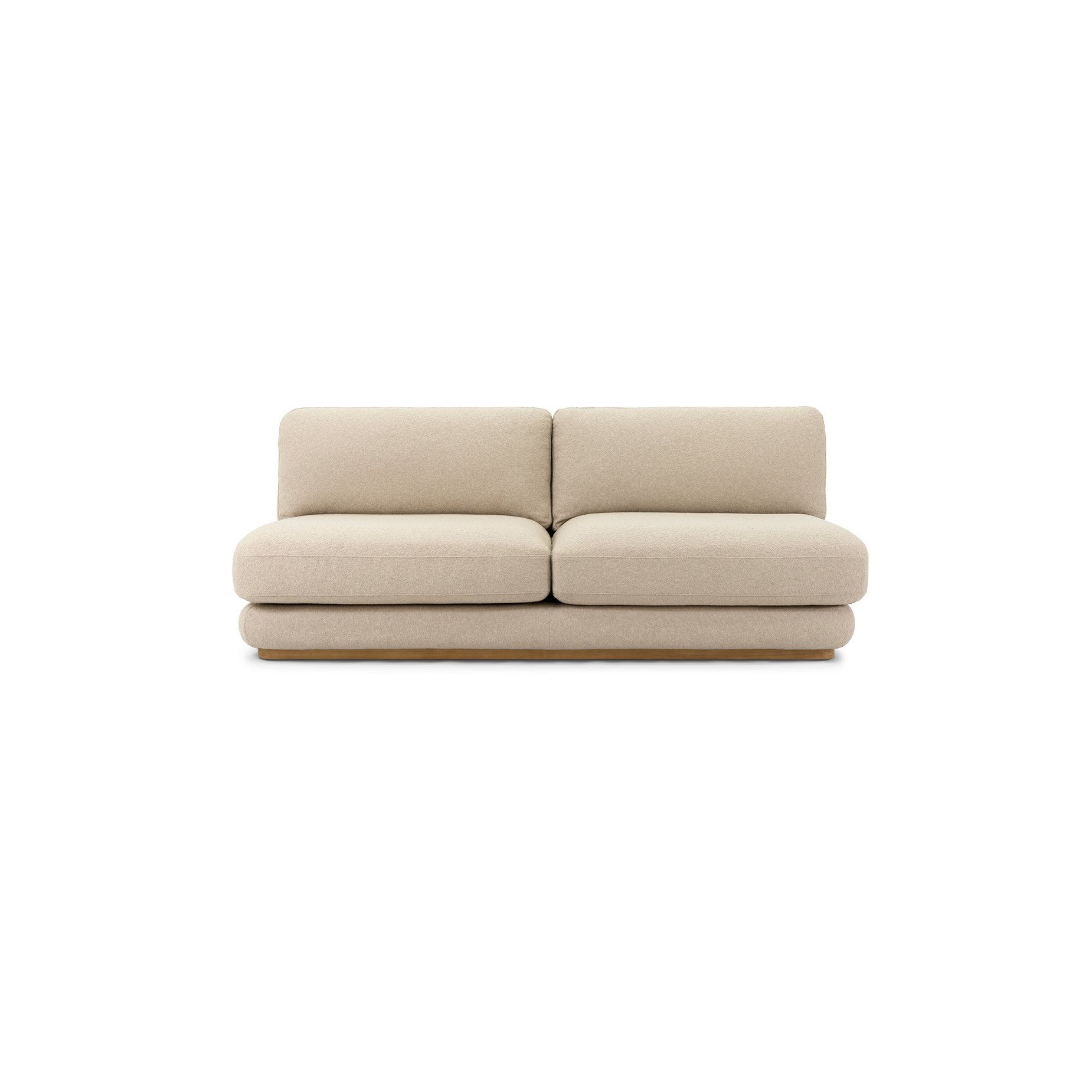 Stack Outdoor 3 Seat Sofa - [ Wategos Blonde ]