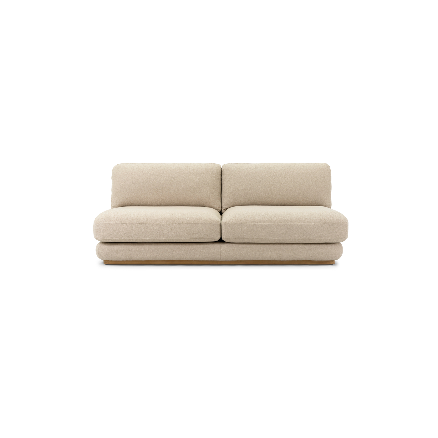 Stack Outdoor 3 Seat Sofa - [ Wategos Blonde ]