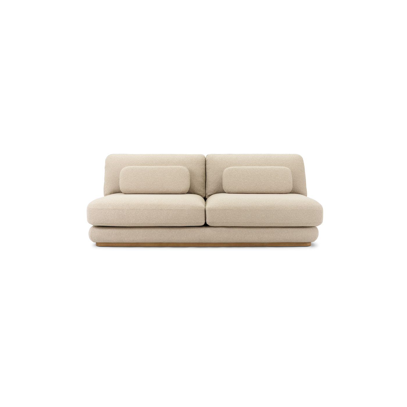 Stack Outdoor 3 Seat Sofa - [ Wategos Blonde ]