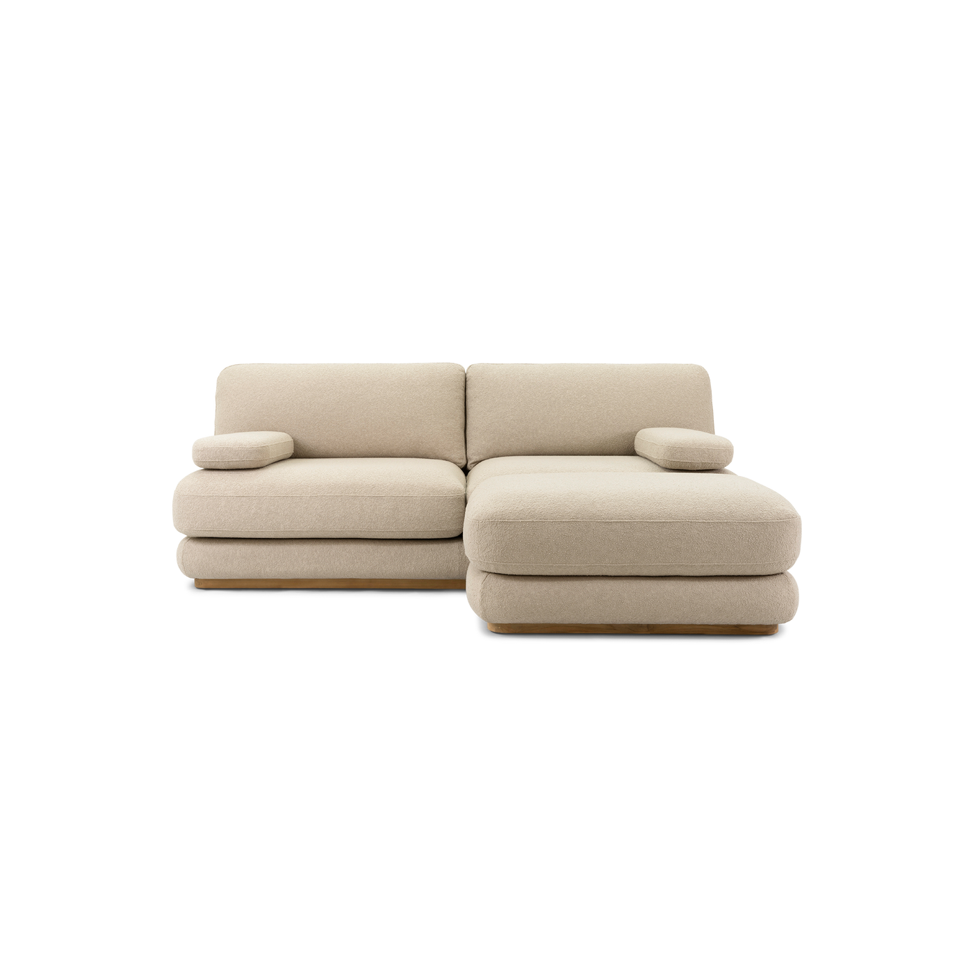 Stack Outdoor 3 Seat Sofa - [ Wategos Blonde ]