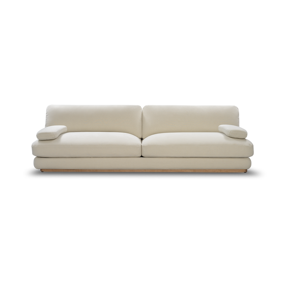 Stack 4 Seat Sofa Cover - [ Cabarita Natural ]