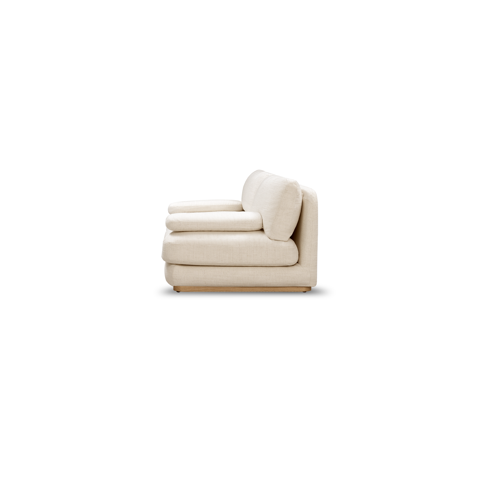 Stack 3 Seat Sofa - [ Hyams Sable ]