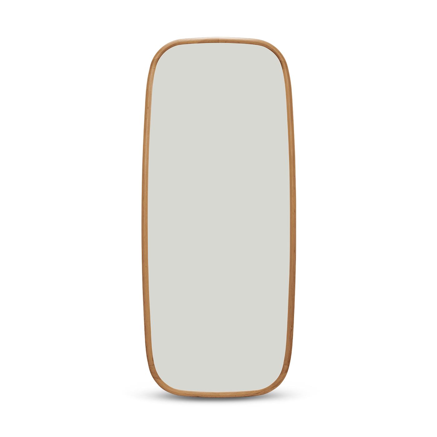 Trim Floor Leaning Mirror - [ Oak ]