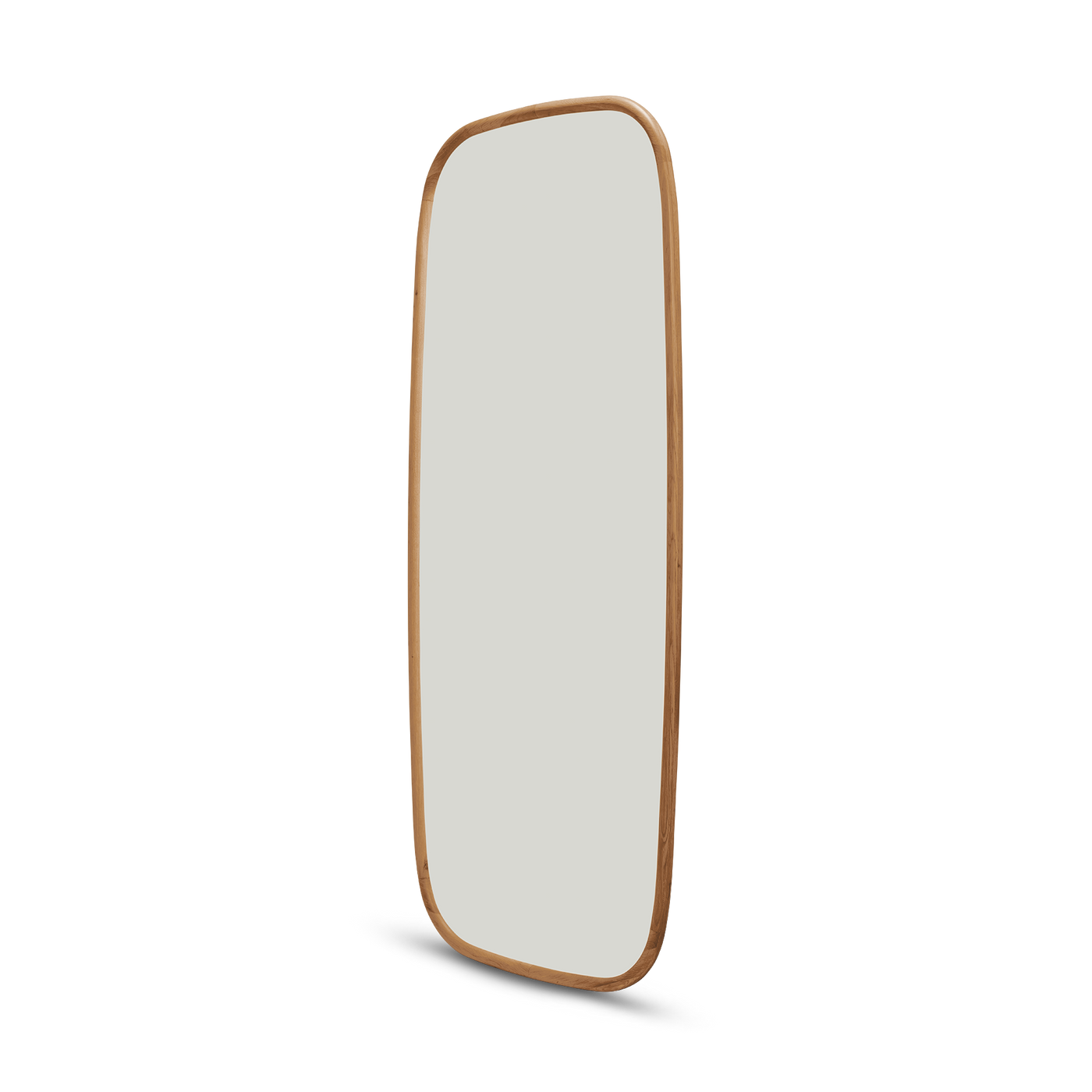 Trim Floor Leaning Mirror - [ Oak ]