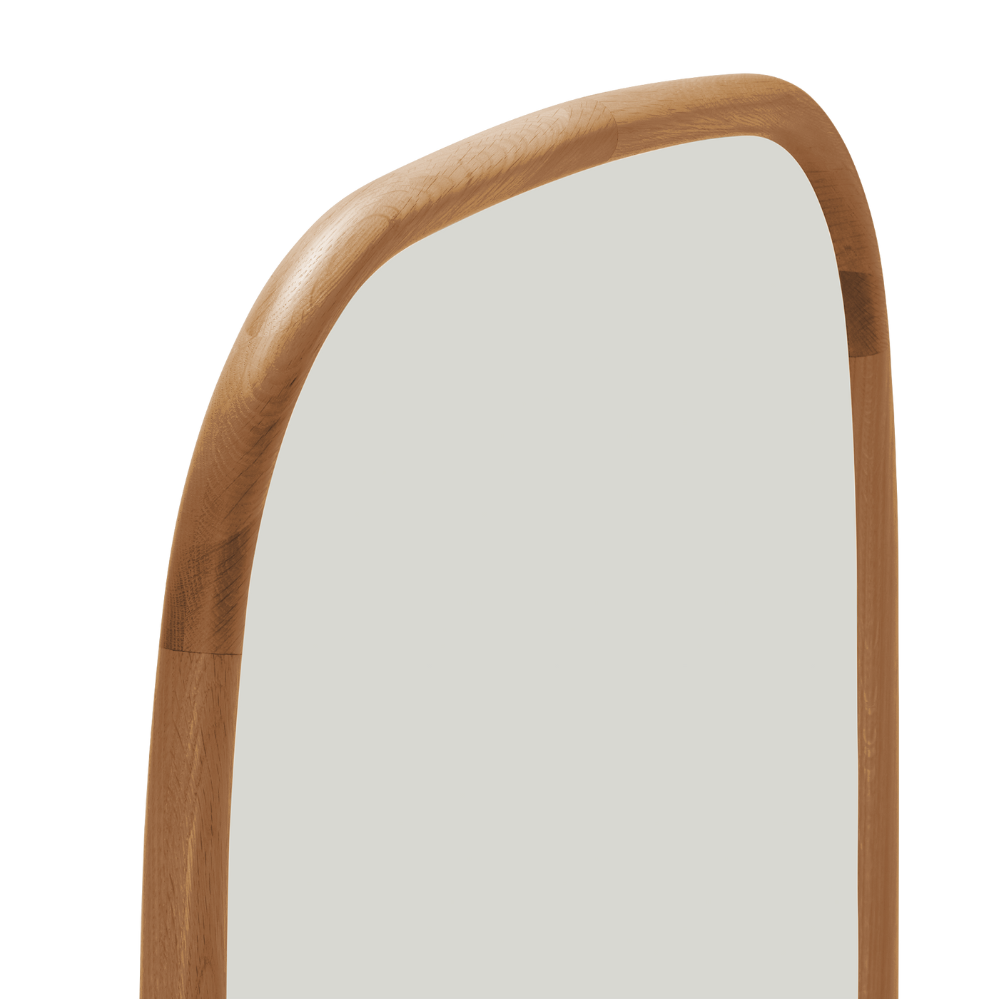 Trim Floor Leaning Mirror - [ Oak ]