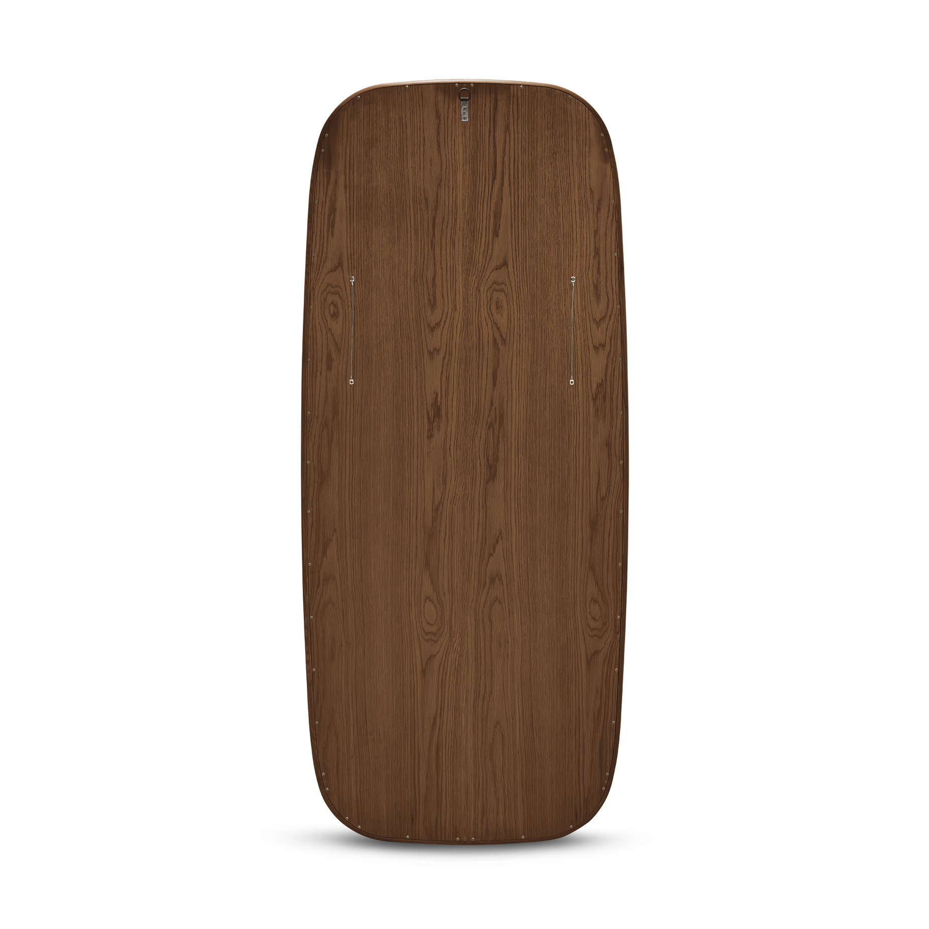 Trim Floor Leaning Mirror - [ Walnut ]