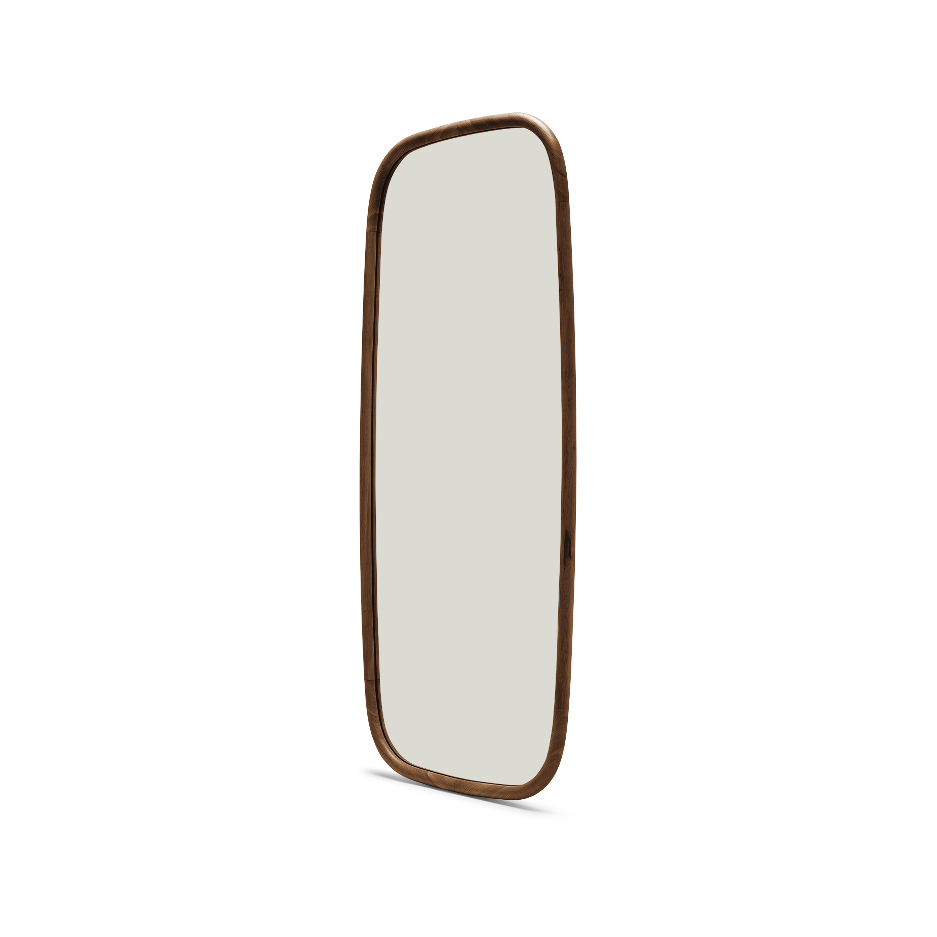 Trim 153 Wall Mirror - [ Walnut ]