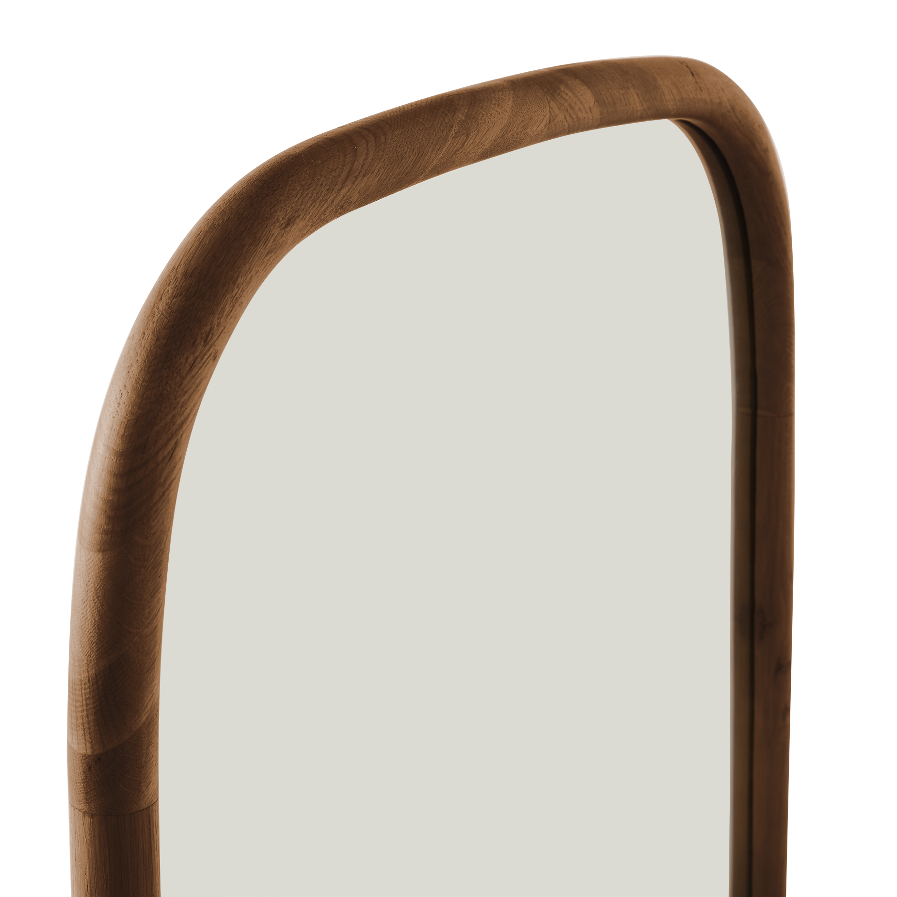 Trim 153 Wall Mirror - [ Walnut ]