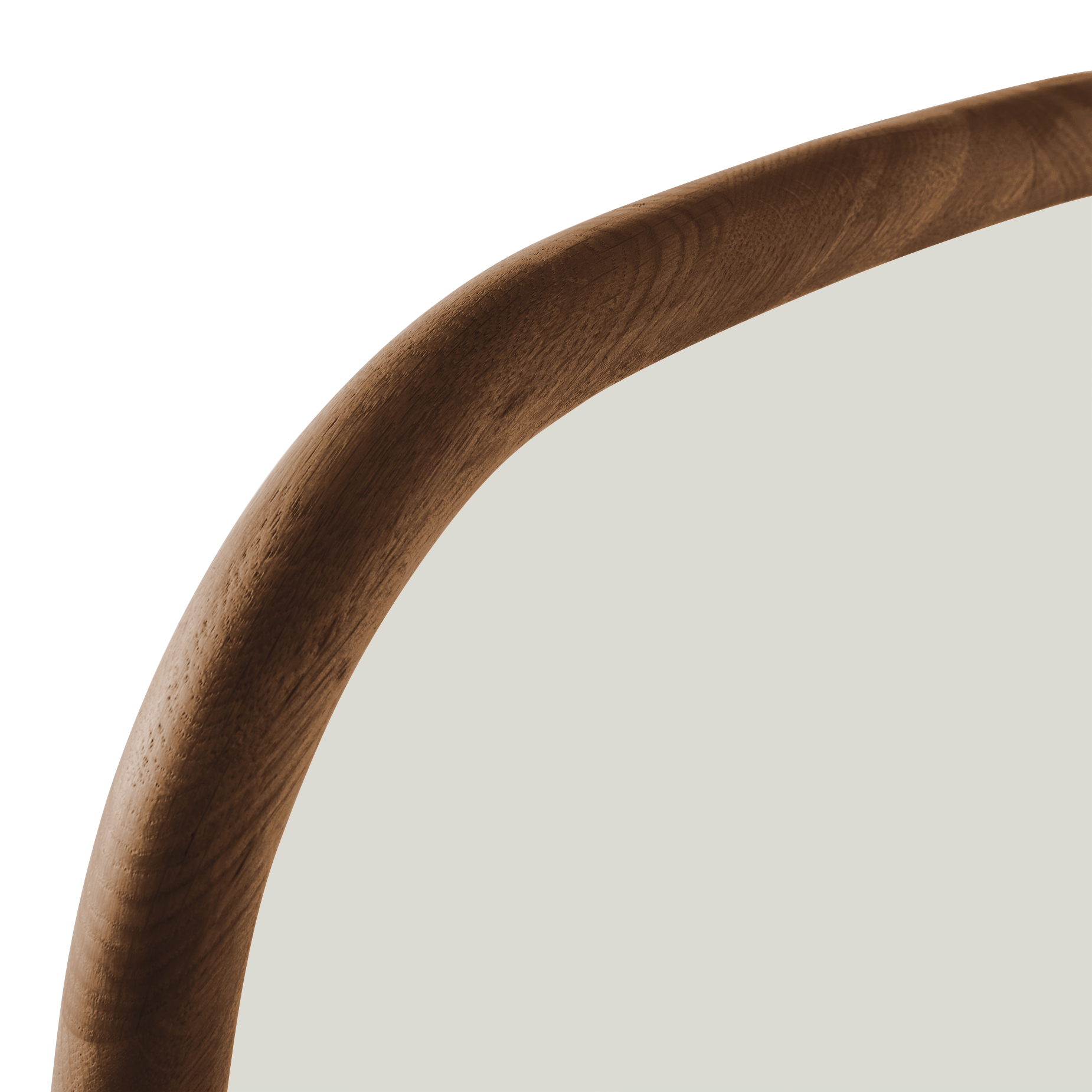 Trim 153 Wall Mirror - [ Walnut ]