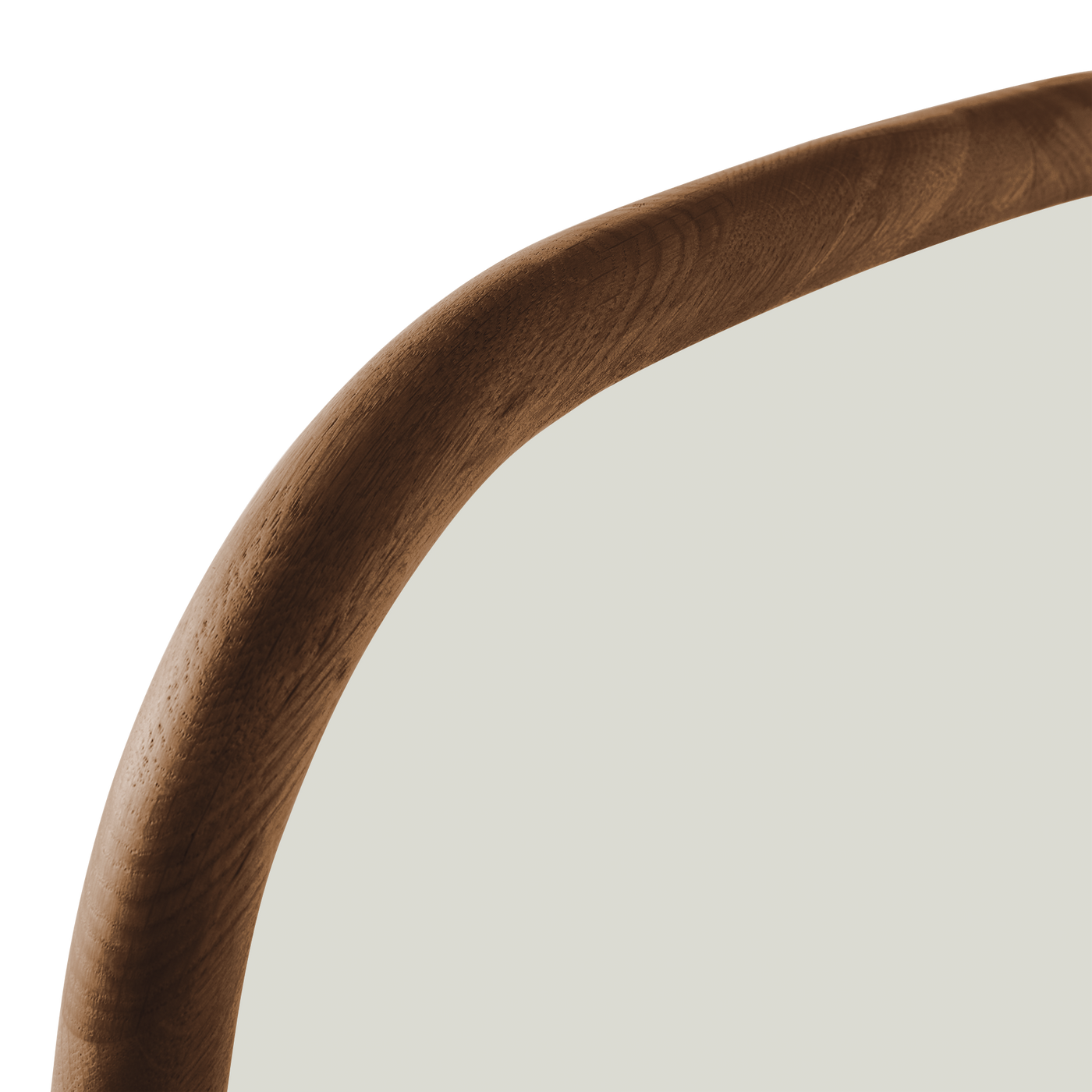 Trim 153 Wall Mirror - [ Walnut ]
