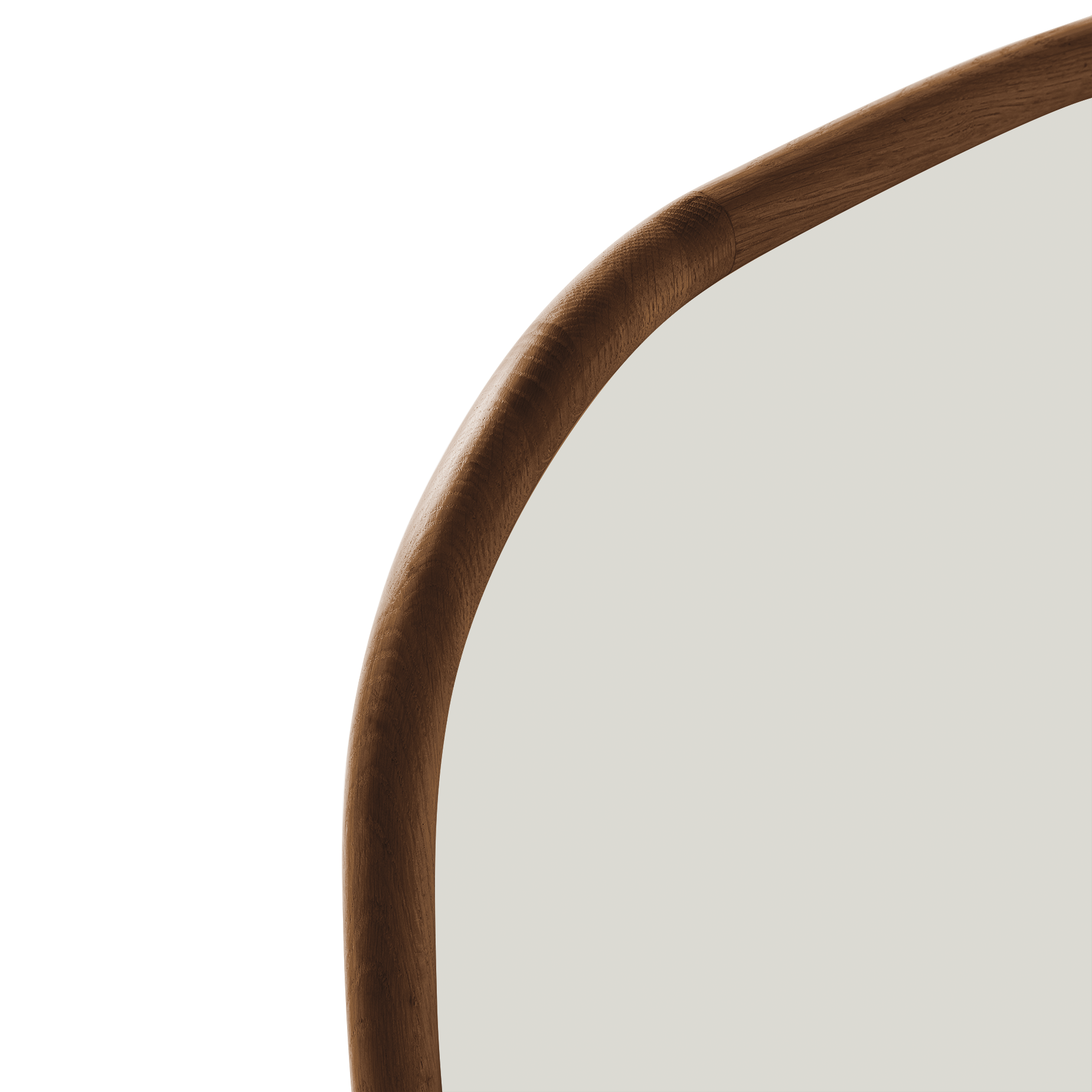 Trim 99 Wall Mirror - [ Walnut ]