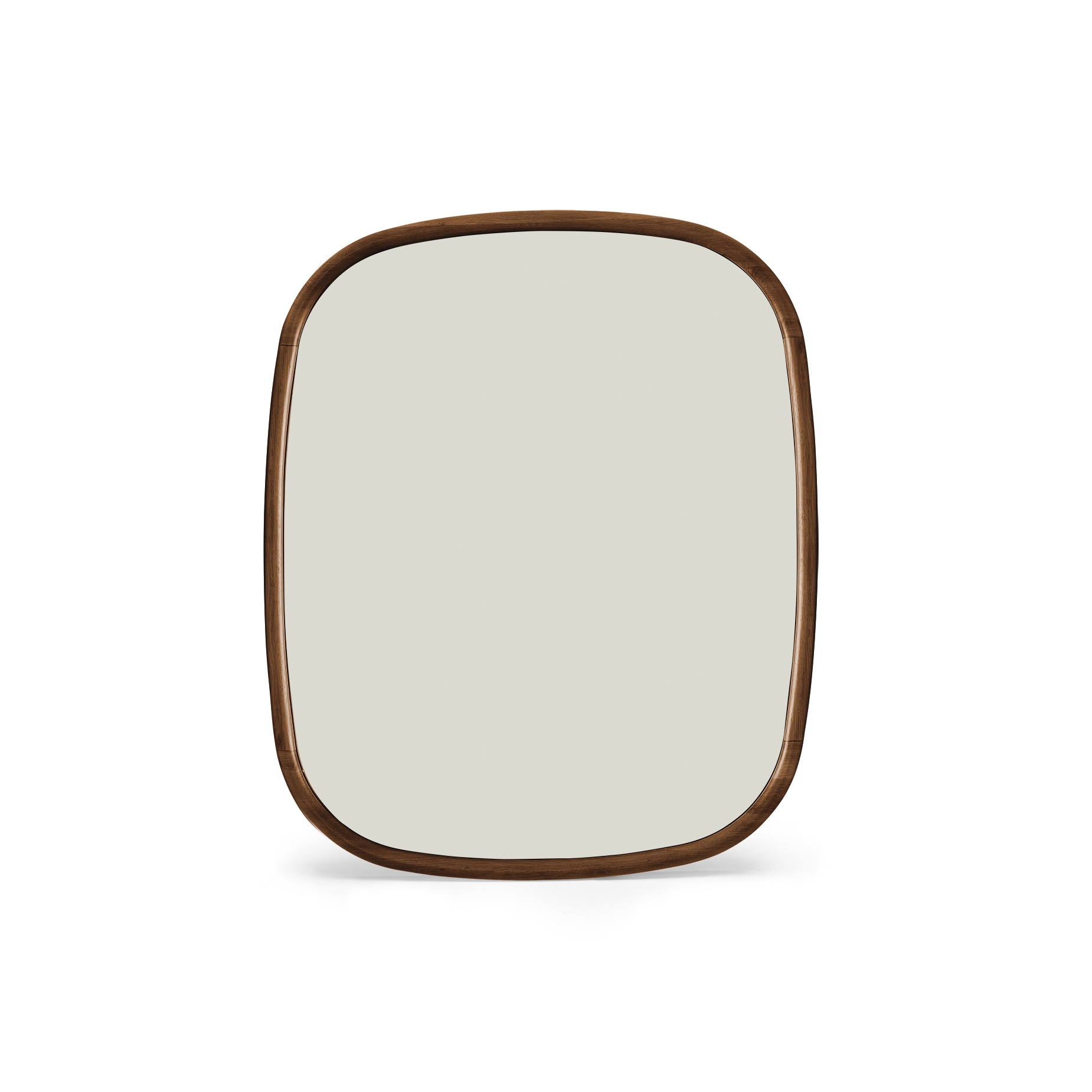 Trim 99 Wall Mirror - [ Walnut ]