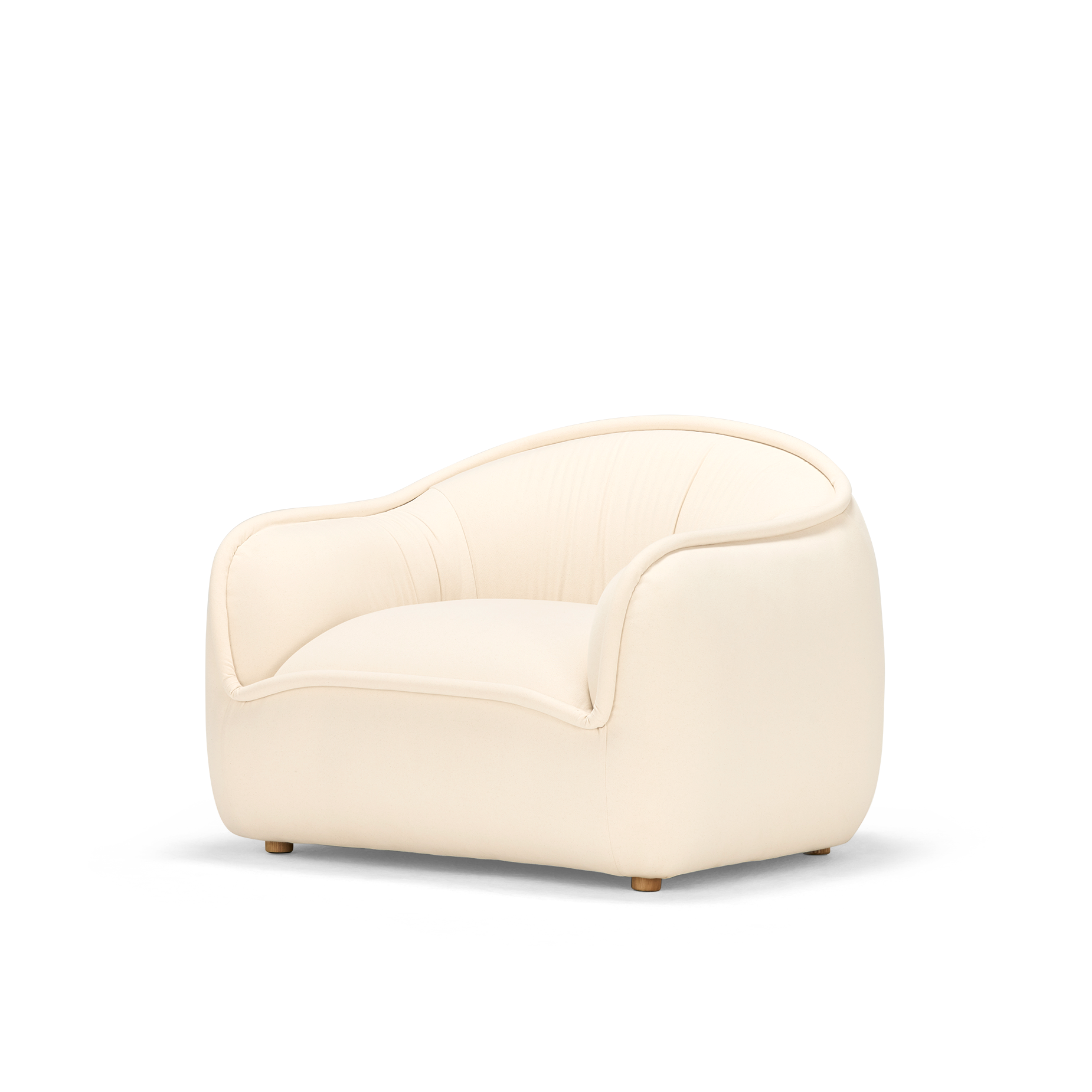 Tubo Occasional Chair - [ Hamptons Oat ]