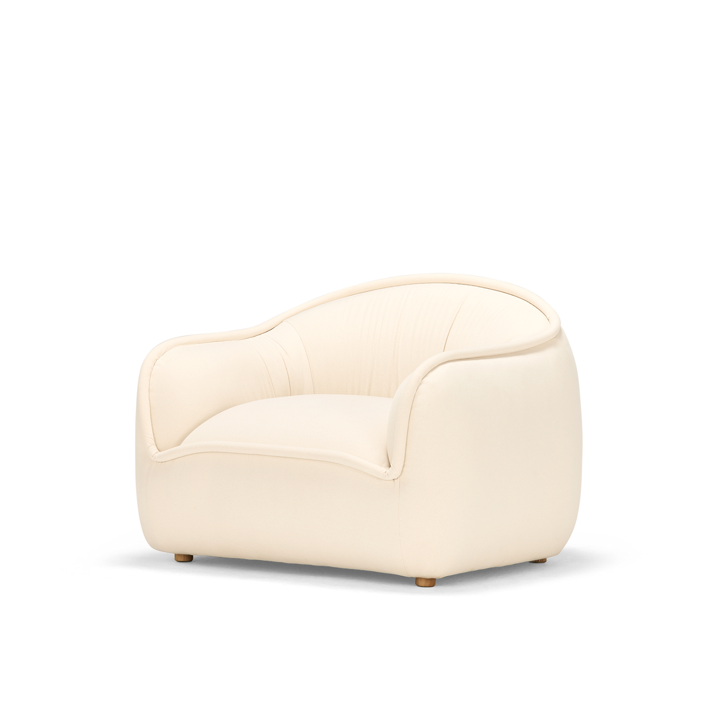Tubo Occasional Chair Hamptons Oat ELLISON STUDIOS