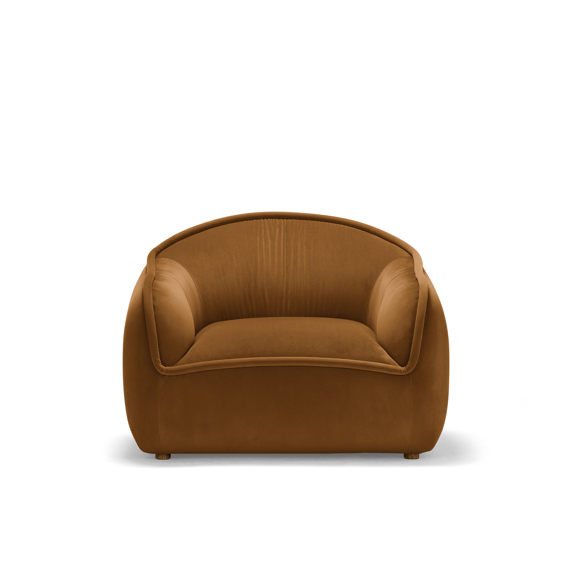 Tubo Occasional Chair - [ Malibu Cognac ]