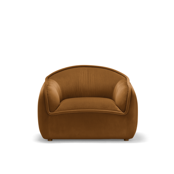 Tubo Occasional Chair - [ Malibu Cognac ]