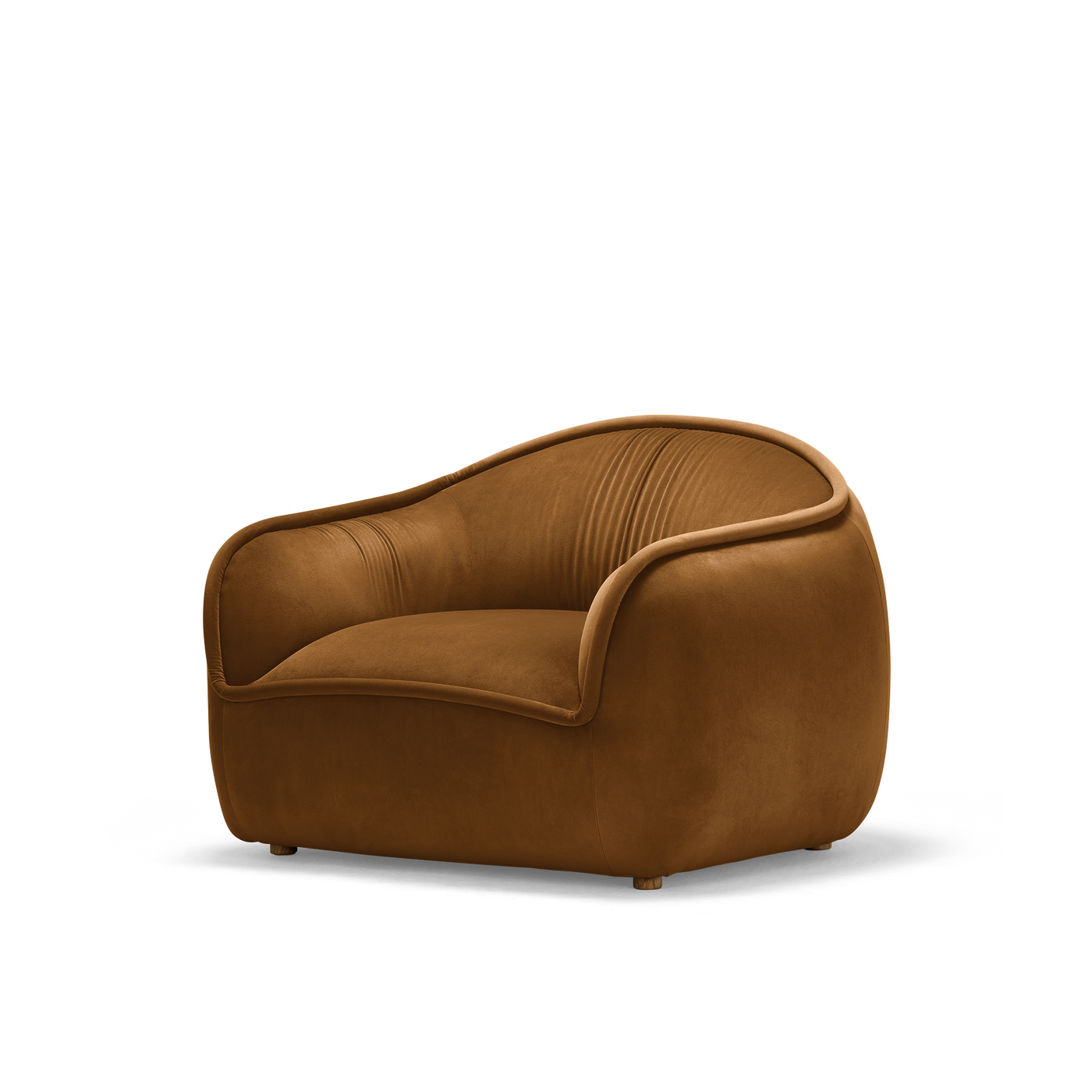 Tubo Occasional Chair - [ Malibu Cognac ]