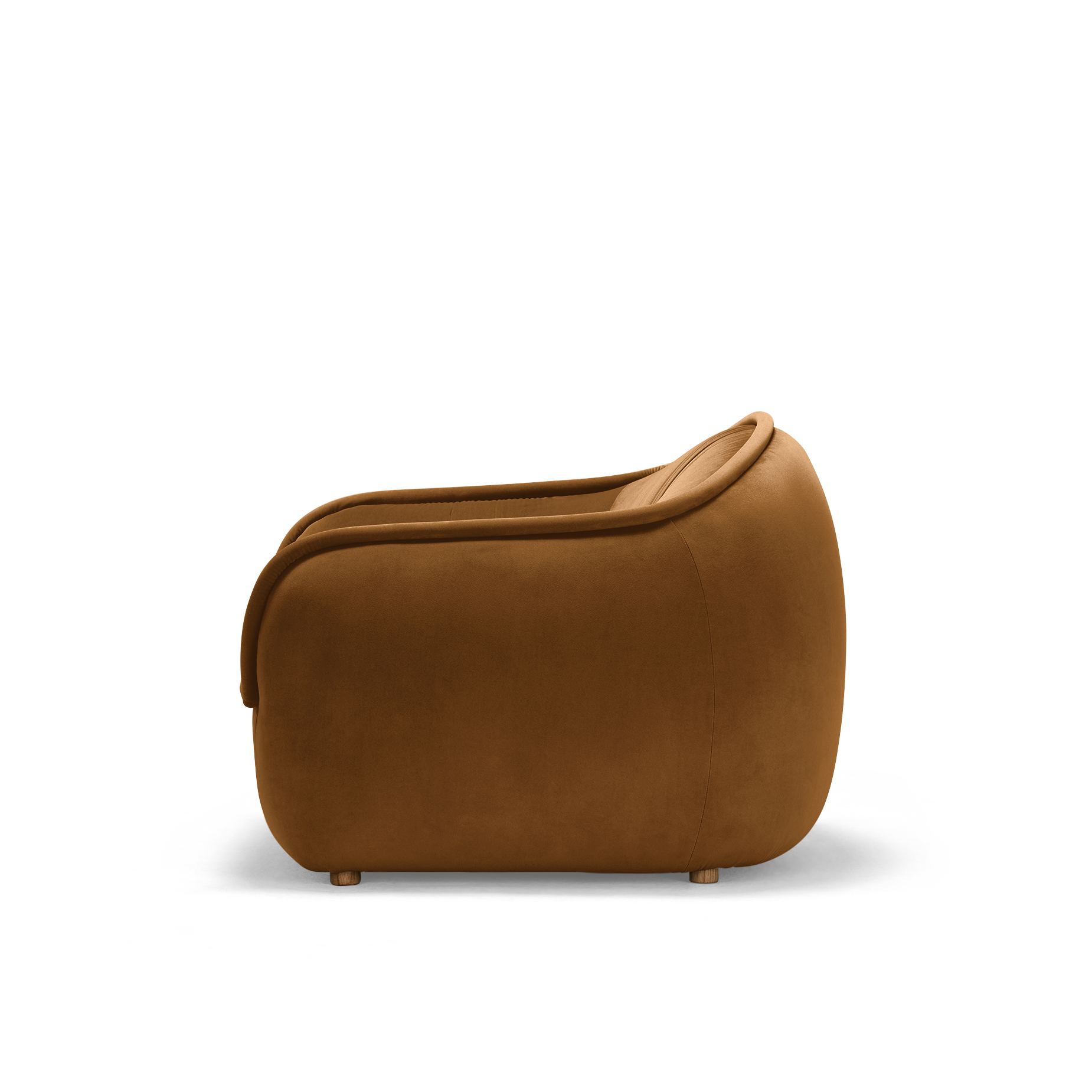 Tubo Occasional Chair - [ Malibu Cognac ]