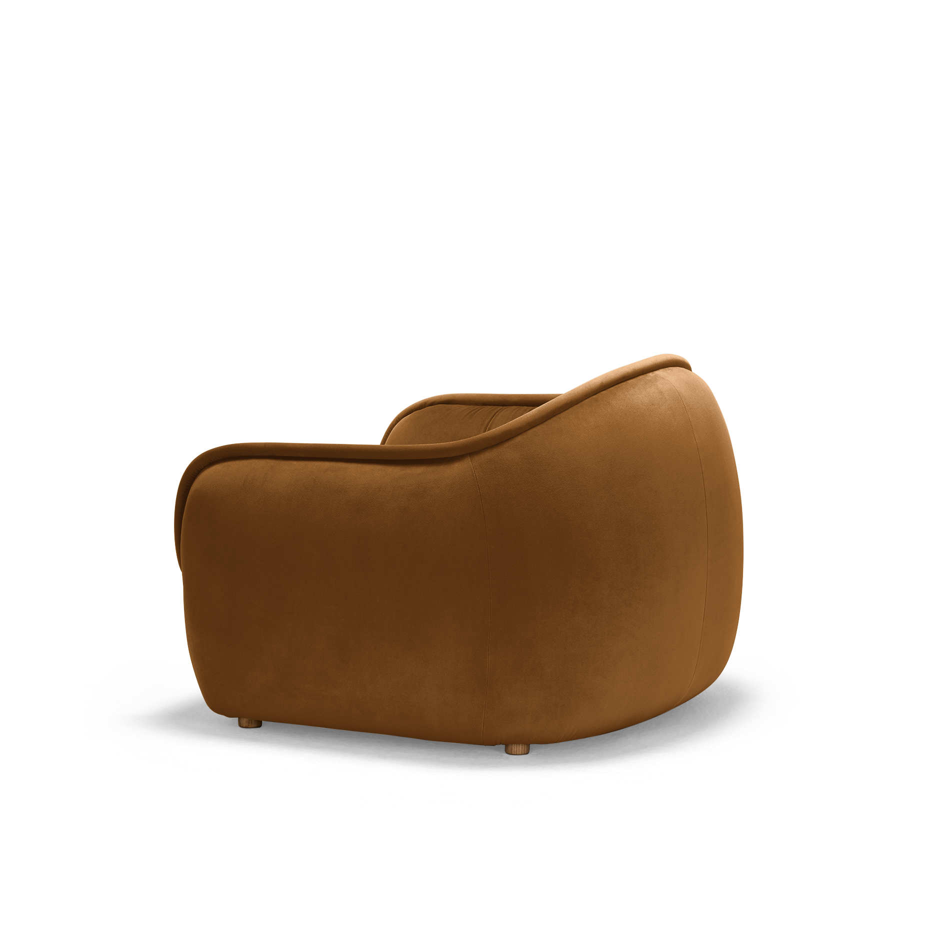 Tubo Occasional Chair - [ Malibu Cognac ]