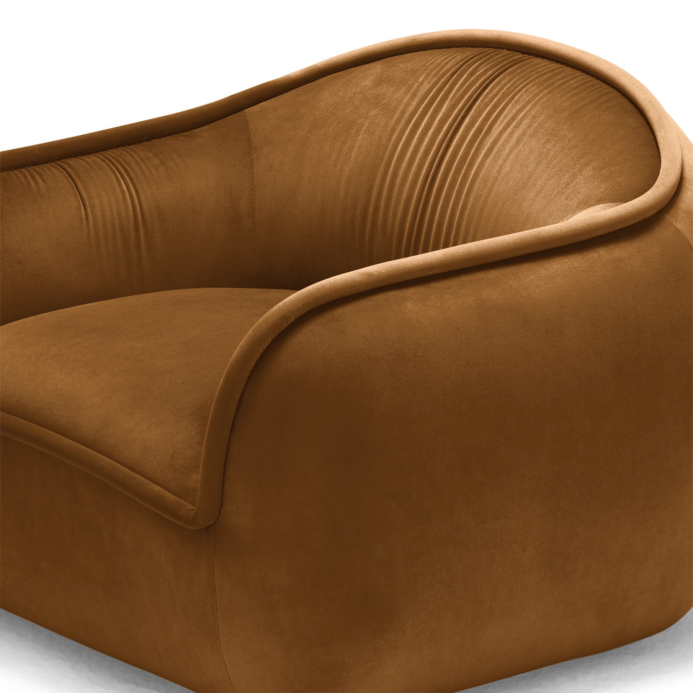 Tubo Occasional Chair - [ Malibu Cognac ]