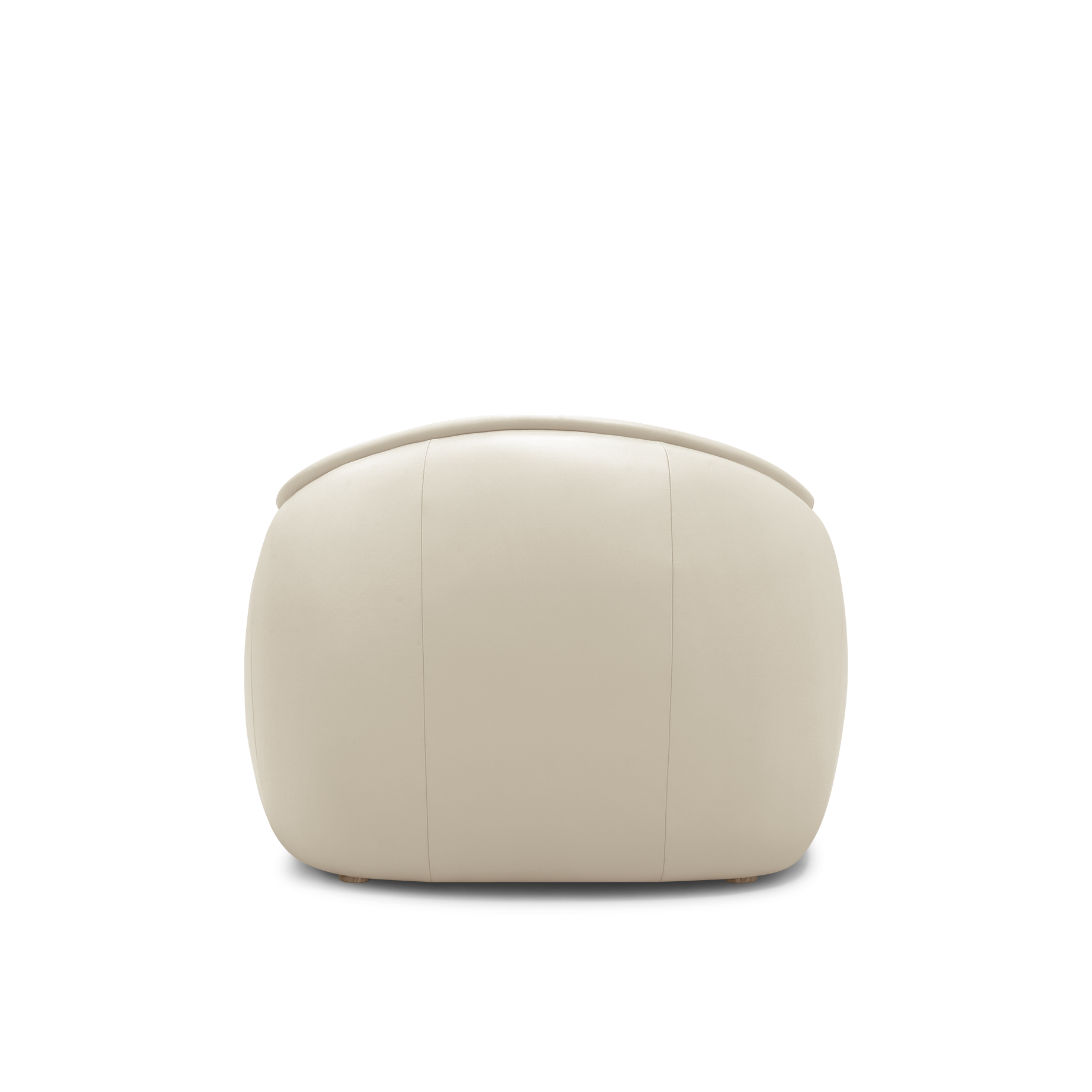 Tubo Leather Occasional Chair - [ Simpson Cream ]