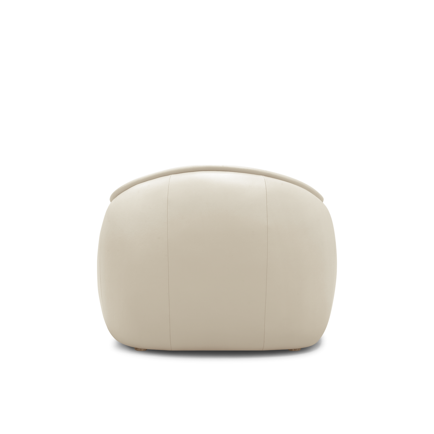 Tubo Leather Occasional Chair - [ Simpson Cream ]