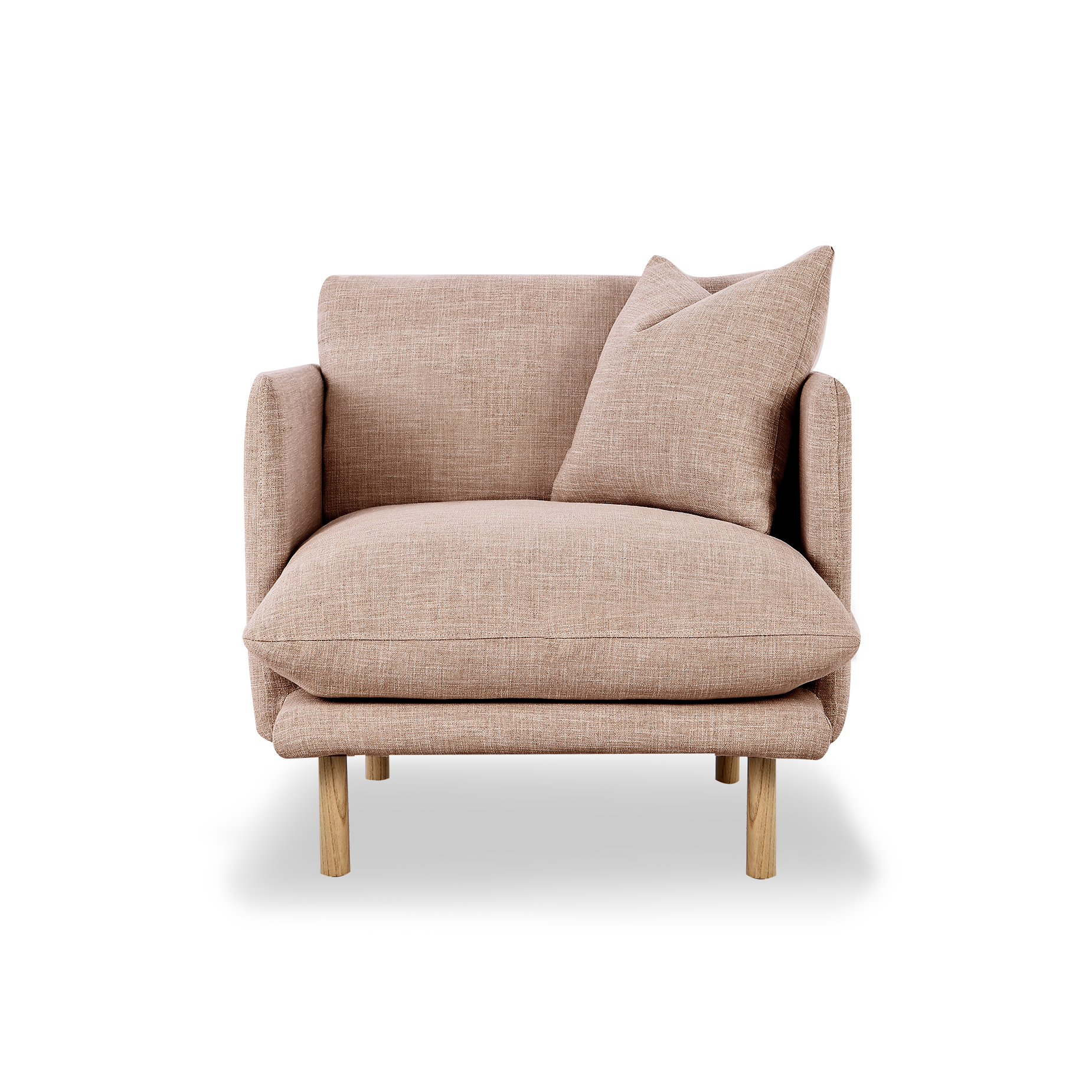 Zephyr Armchair Cover - [ Byron Biscuit ]