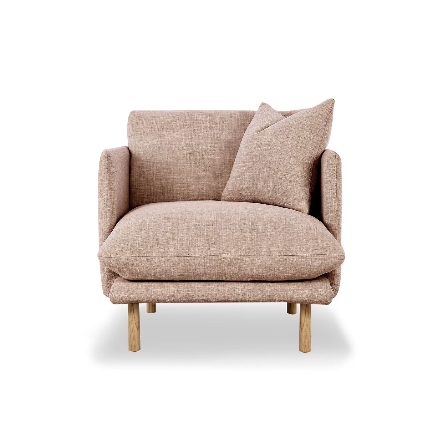 Zephyr Armchair Cover - [ Byron Biscuit ]