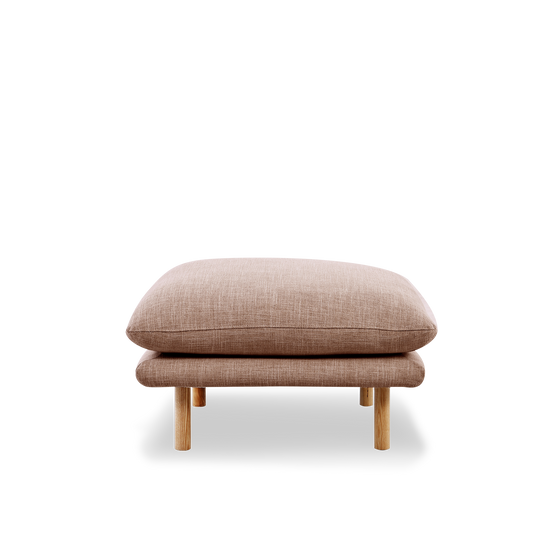 Zephyr Ottoman Cover - [ Byron Biscuit ]