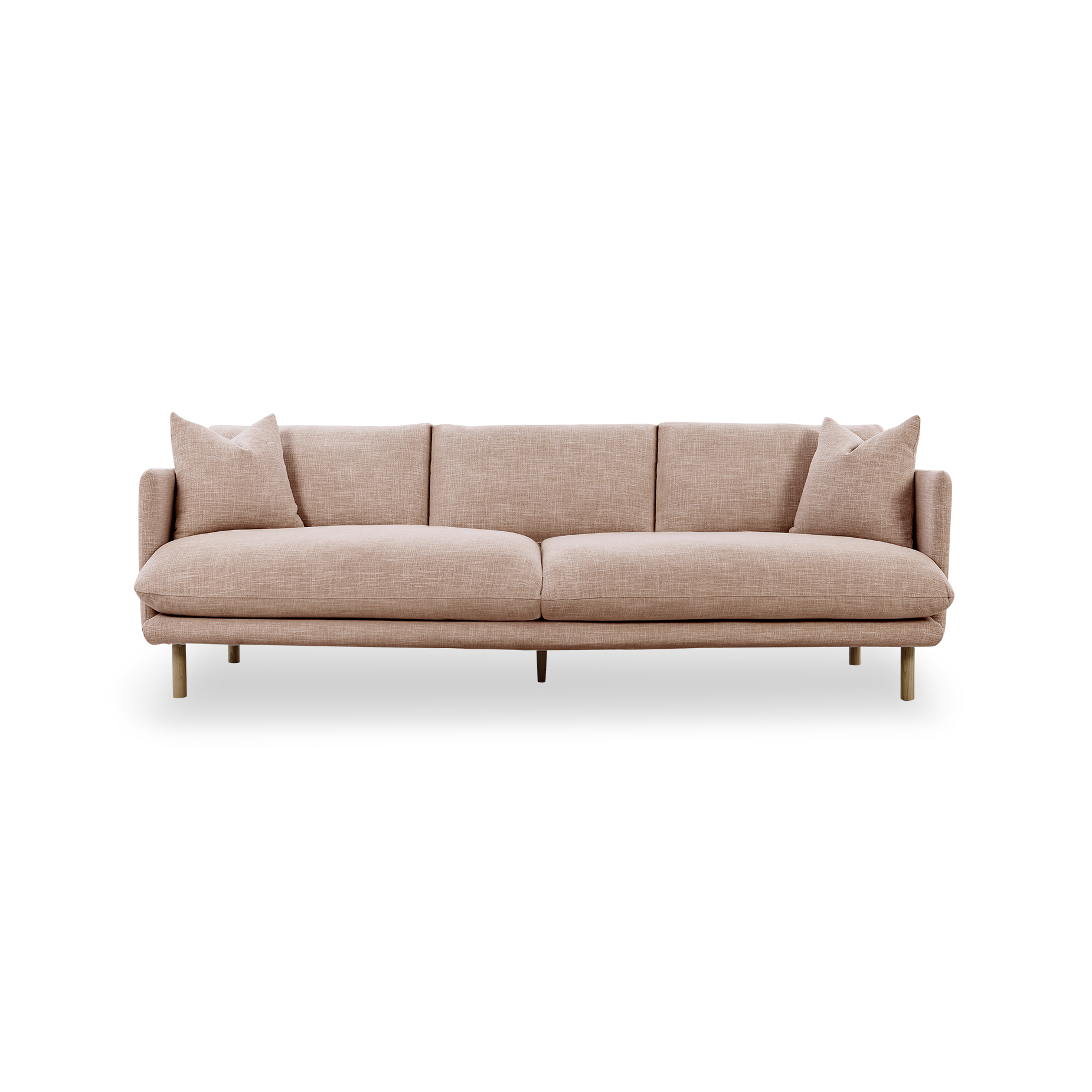 Zephyr 3.5 Seat Sofa Cover - [ Byron Biscuit ]