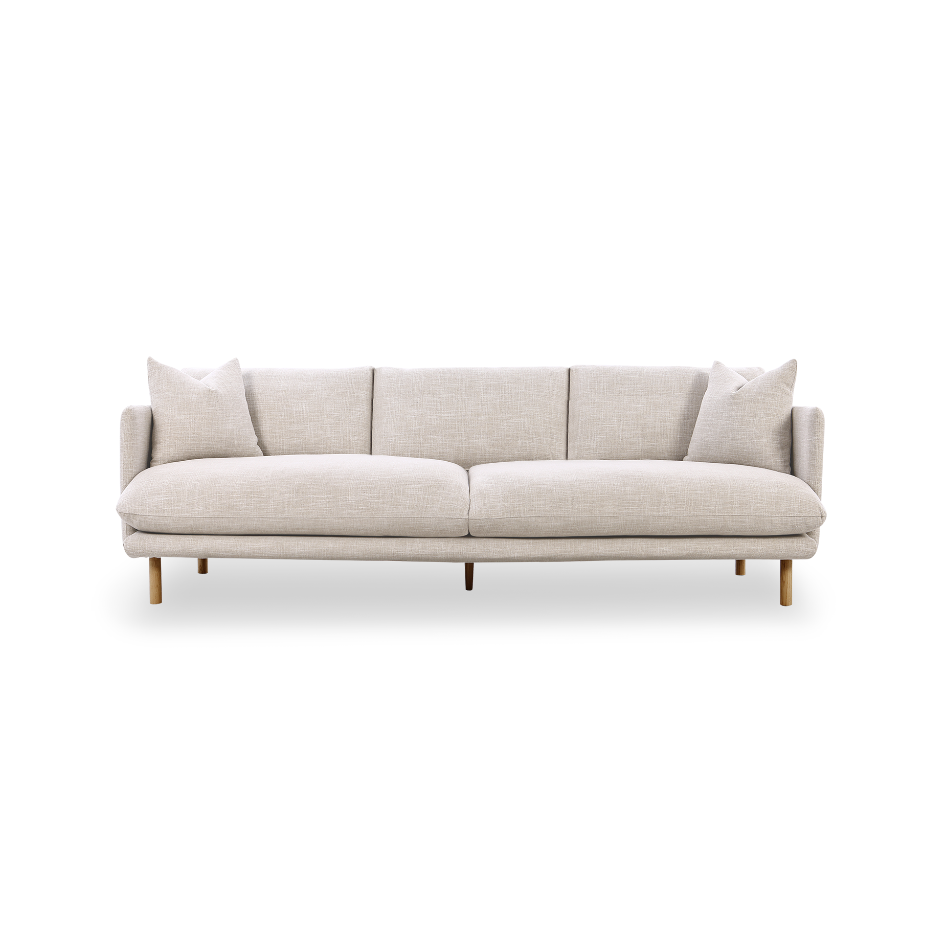 Zephyr 3.5 Seat Sofa Cover - [ Byron Oyster ]