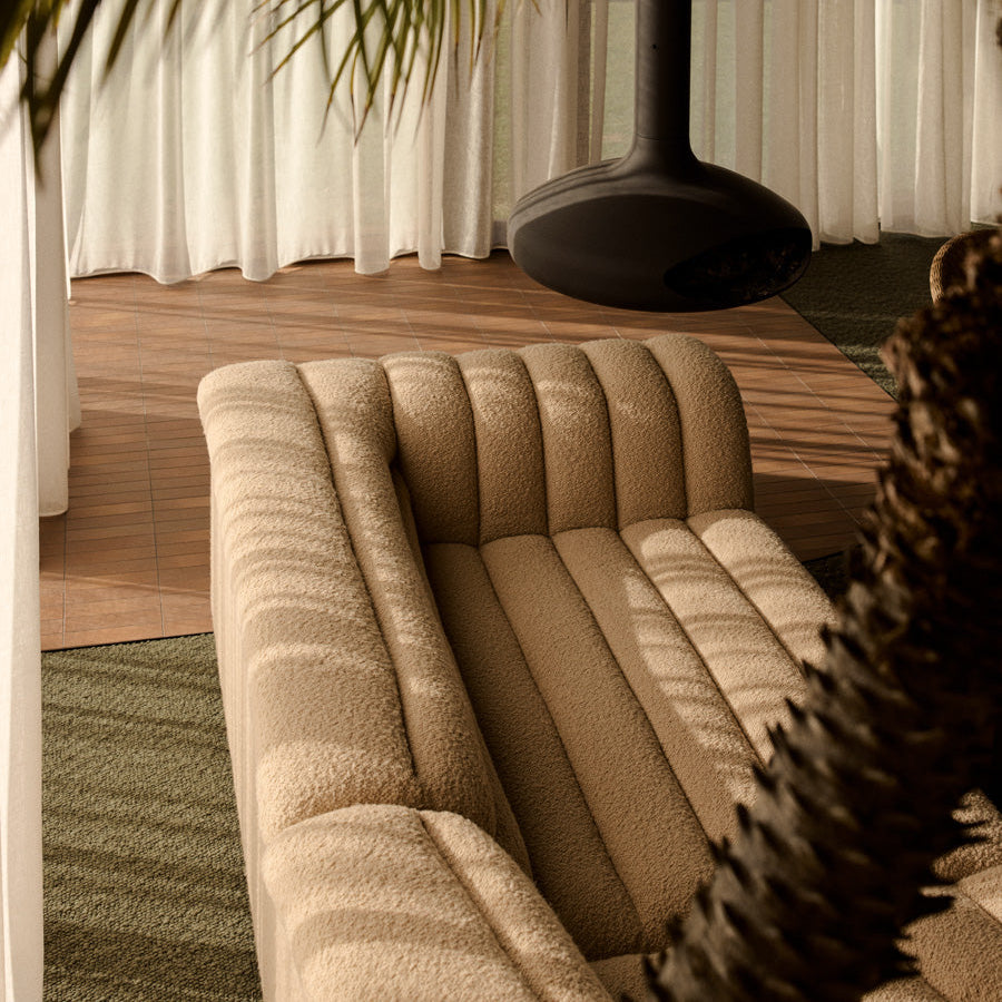 Float 4 Seat Sofa - [ Airlie Camel ]