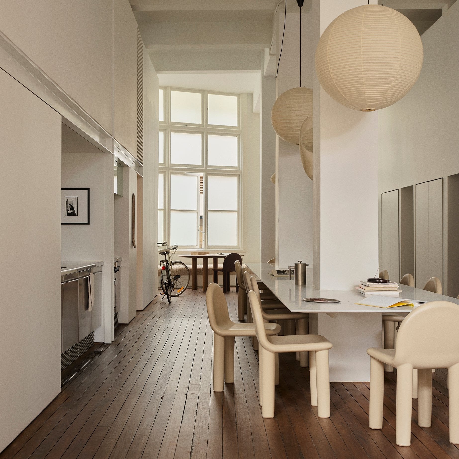 ELLISON STUDIOS. Arch Dining Chair in Pebble.