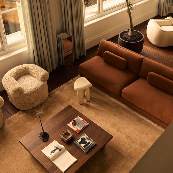 Radius Inverse Floor Rug 2 x 3m - [ Latte ]