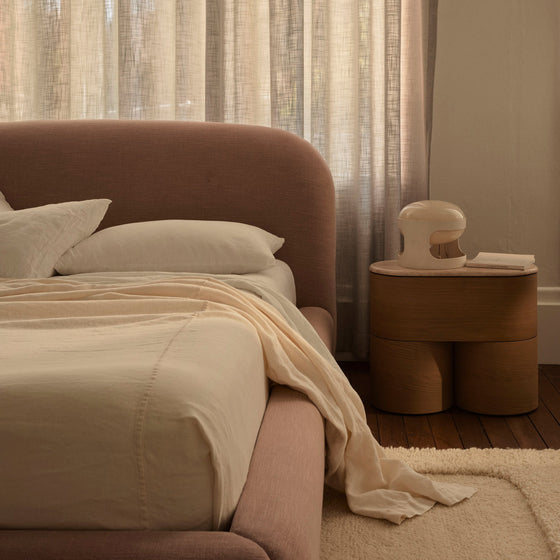 Lull King Bed - [ Byron Biscuit ]