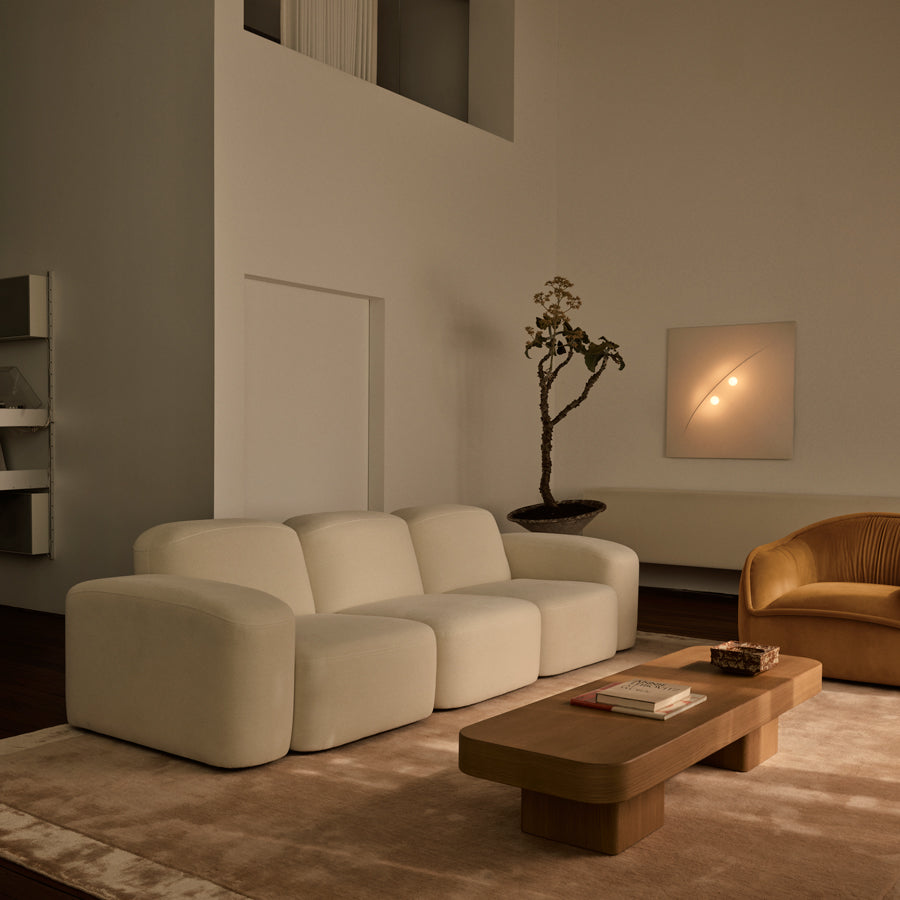 Muse 3 Seat Sofa - [ Cabarita Natural ]