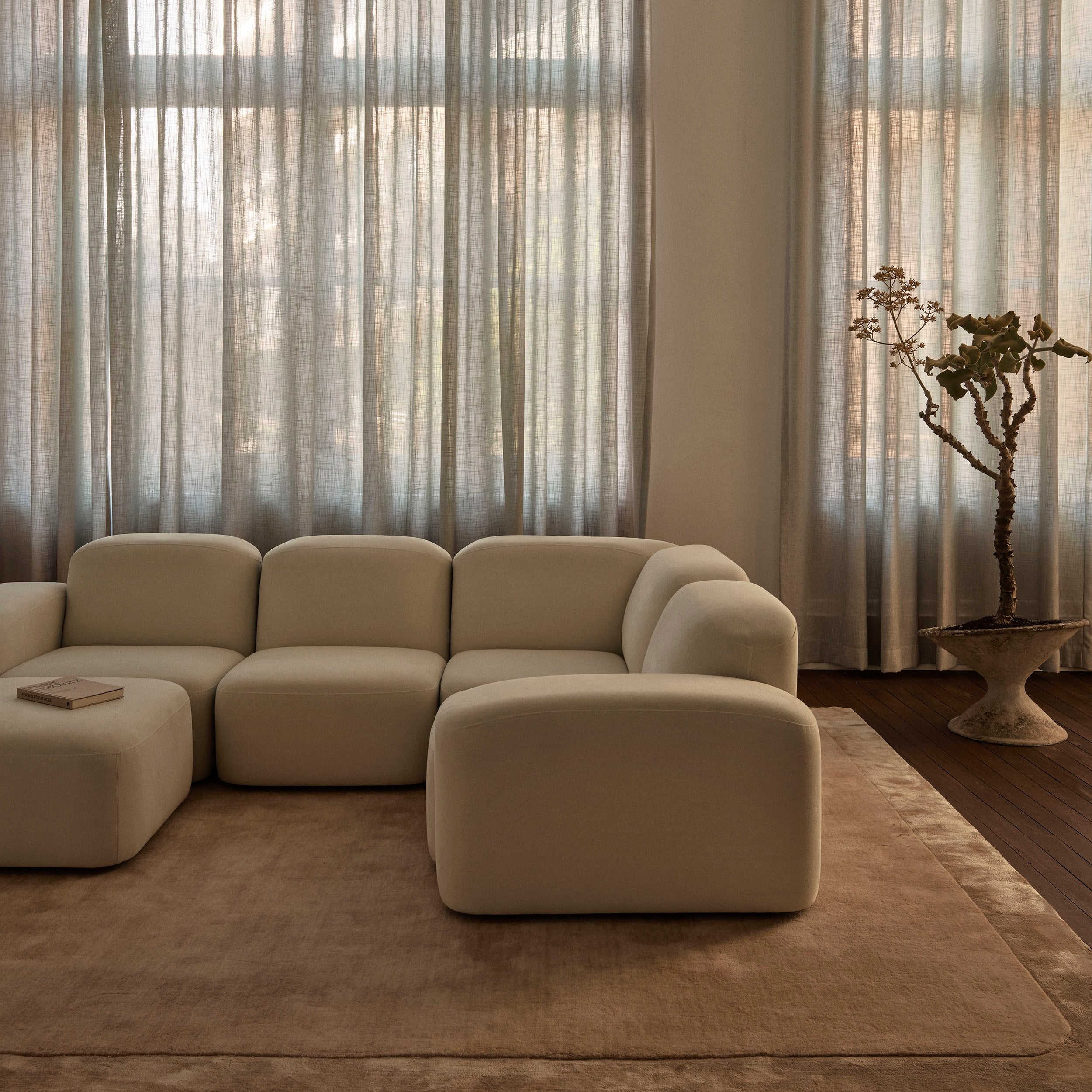 Muse 4 Piece Modular Sofa - [ Cabarita Natural ]