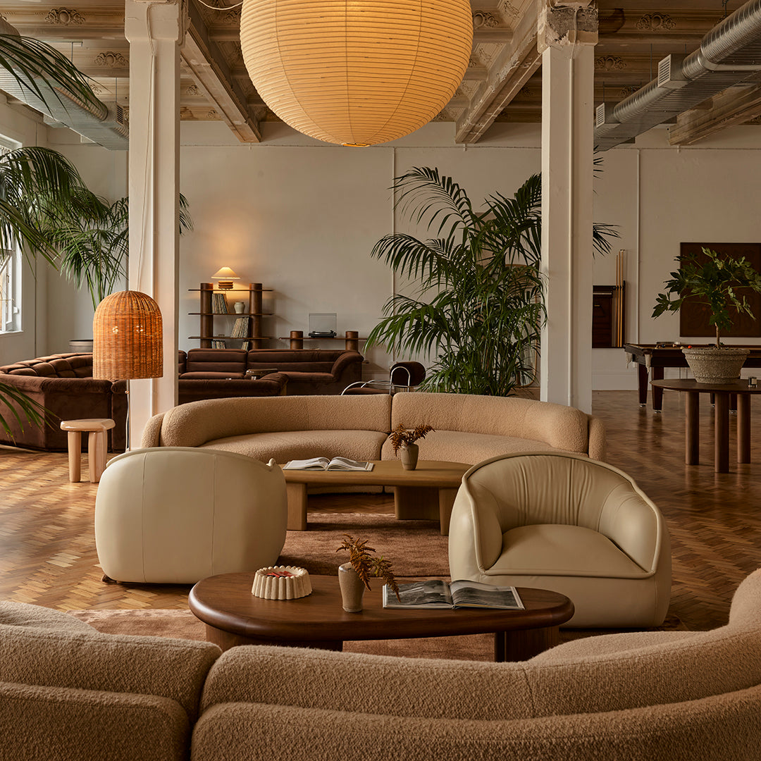 Tubo Leather Occasional Chair - [ Simpson Cream ]