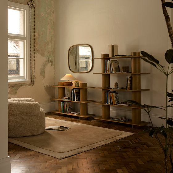 Radius Inverse Floor Rug 2 x 3m - [ Latte ]