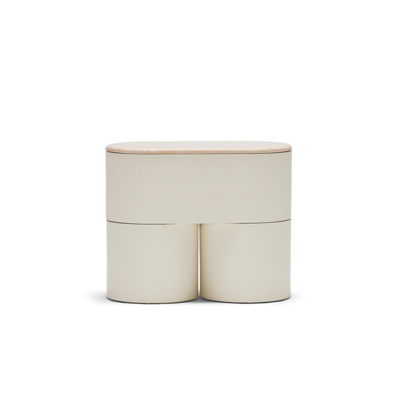 Fin Bedside - [ Tofu & Marble Cosmos Crema ]