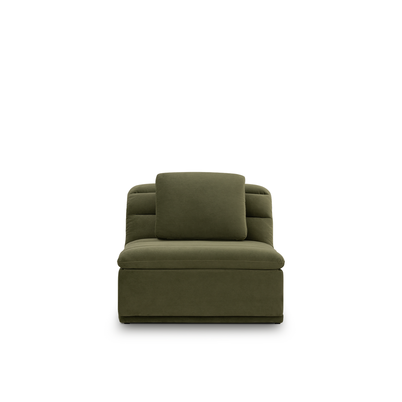Float 1.5 Seat Armless Modular Piece - [ Malibu Matcha ]