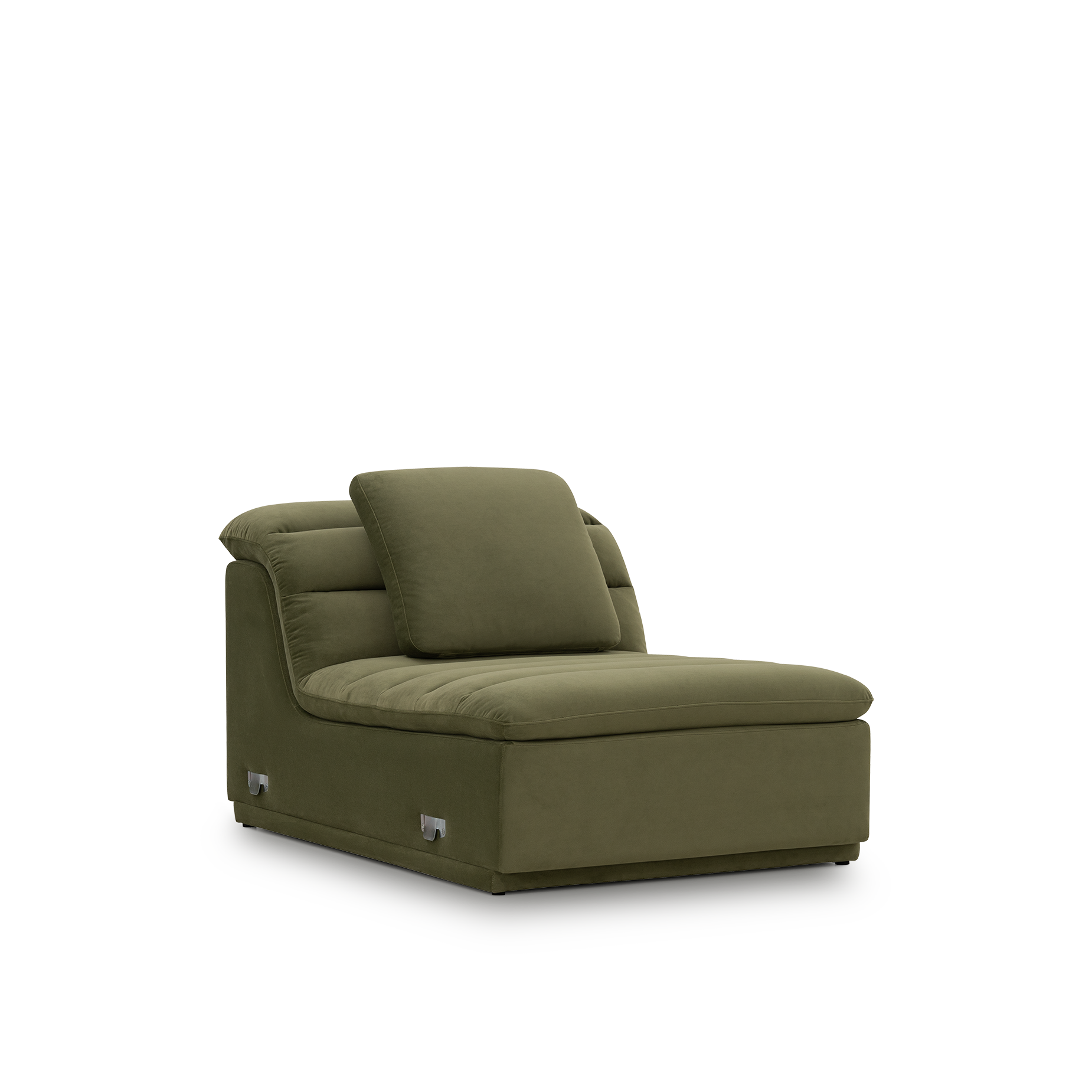 Float 1.5 Seat Armless Modular Piece - [ Malibu Matcha ]
