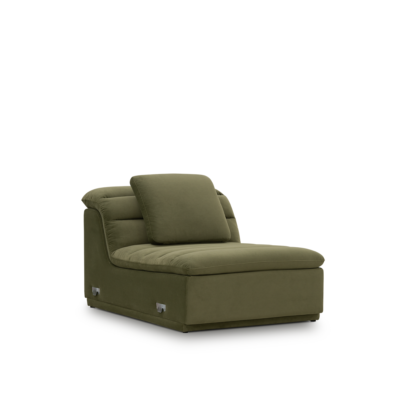 Float 1.5 Seat Armless Modular Piece - [ Malibu Matcha ]