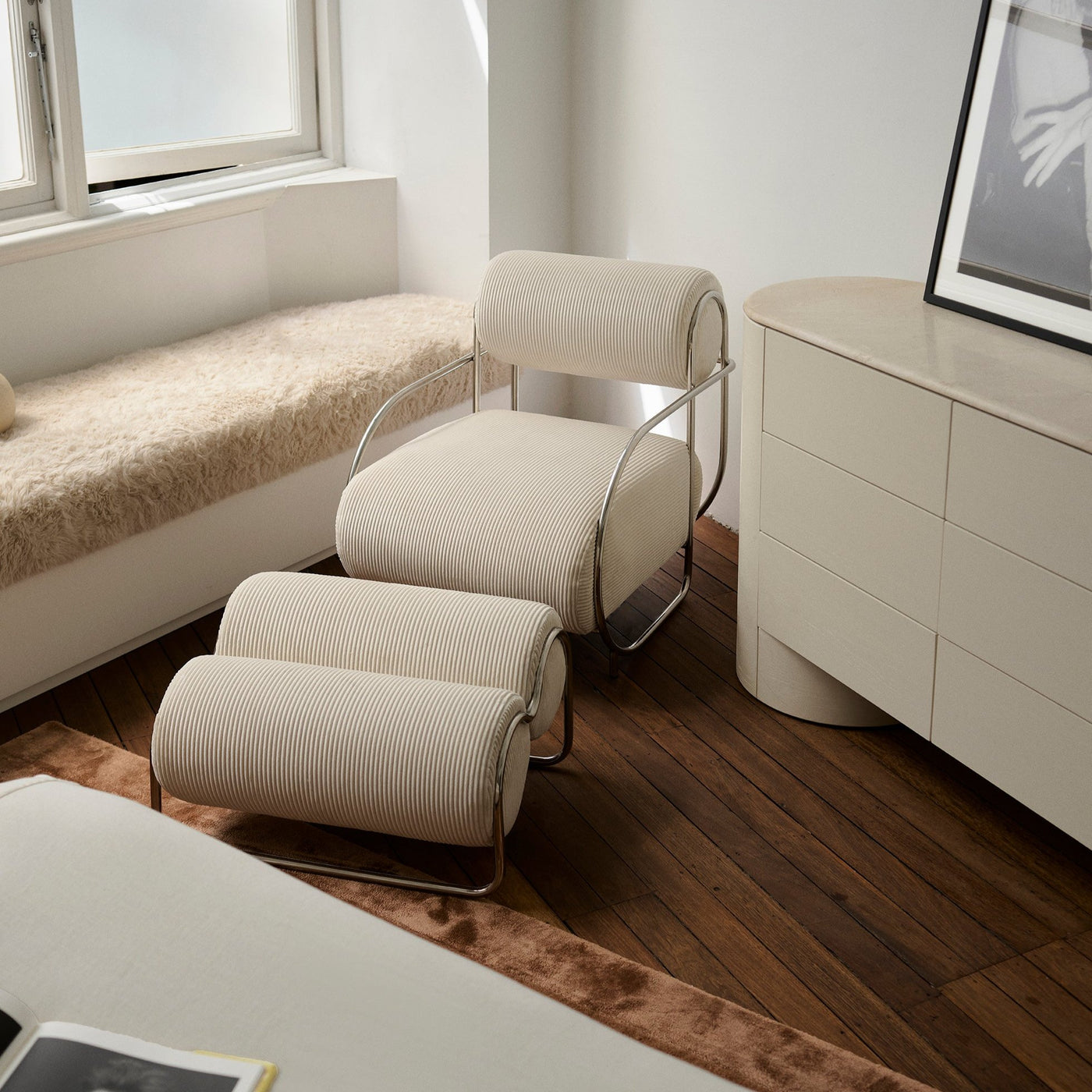 Chromeo Armchair - [ Sorrento Moon ]