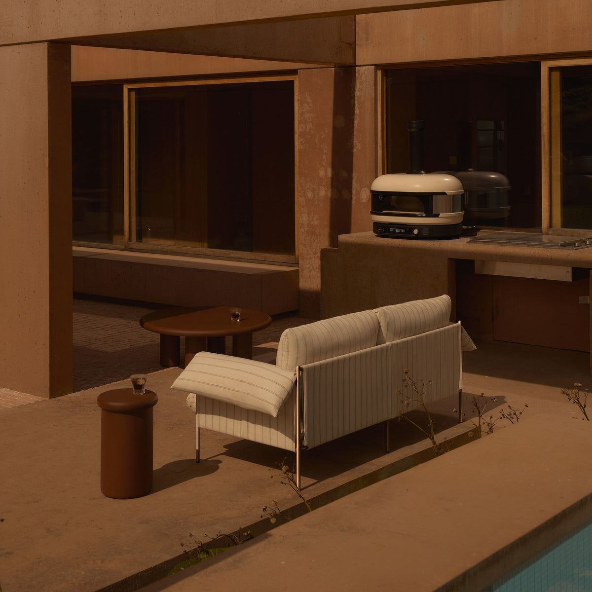 Alva Outdoor 2 Seat Sofa - [ Terra Crema ]