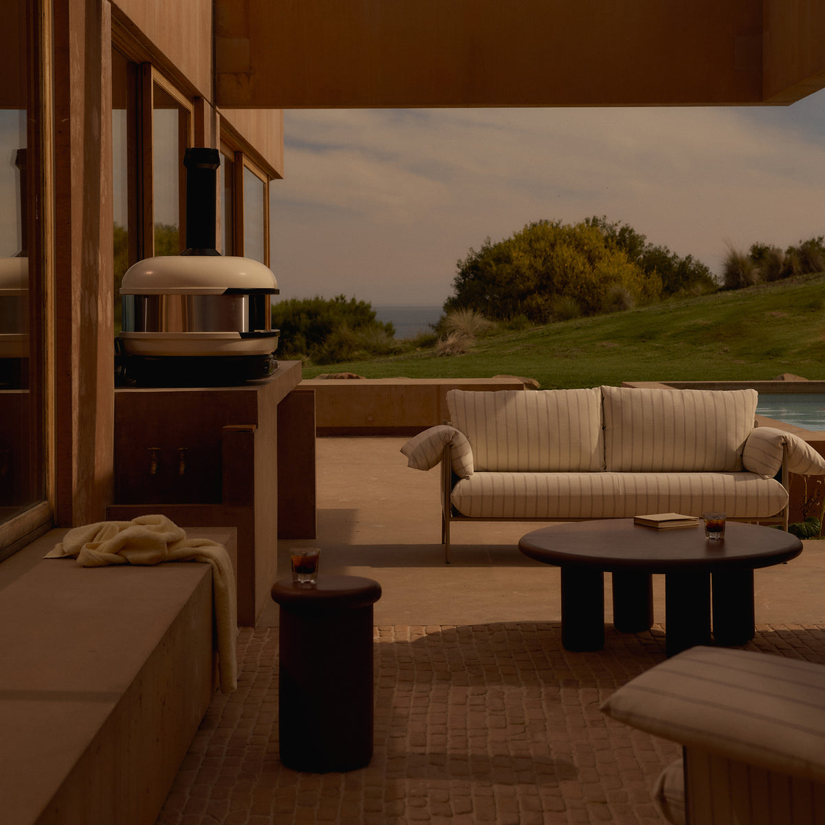Alva Outdoor 2 Seat Sofa - [ Terra Crema ]