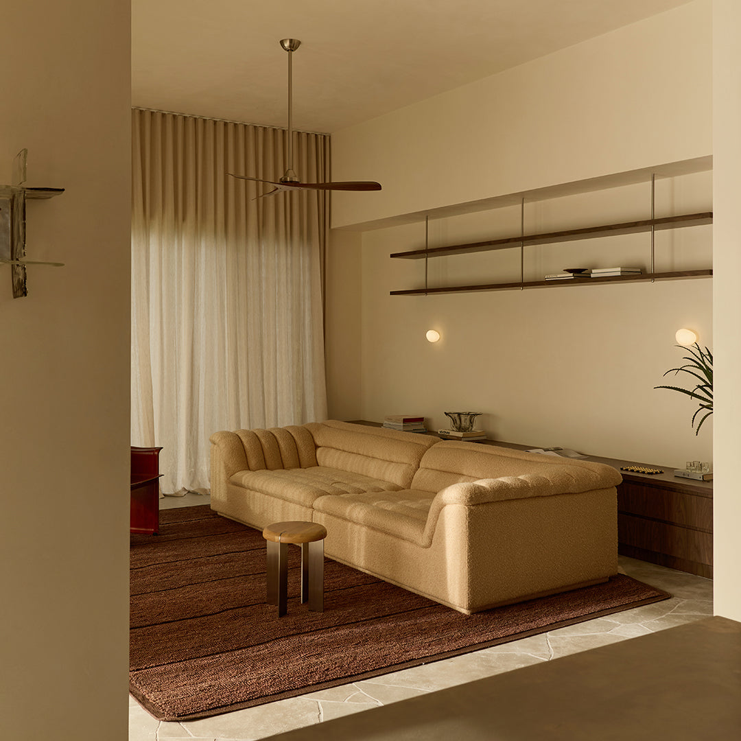 Float 4 Seat Sofa - [ Airlie Camel ]